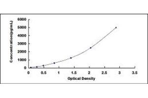 Typical standard curve (TGFB1 Kit ELISA)