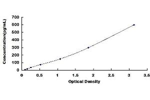 Typical standard curve (REG3B Kit ELISA)