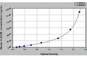 Typical Standard Curve (CLEC3B Kit ELISA)