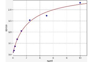 Typical standard curve