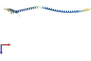 AlphaFold protein structure predicition of Human Recombinant SIKE1 Protein, UniprotID Q9BRV8