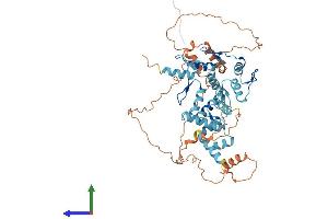 AlphaFold protein structure predicition of Human Recombinant ZKSCAN4 Protein, UniprotID Q969J2