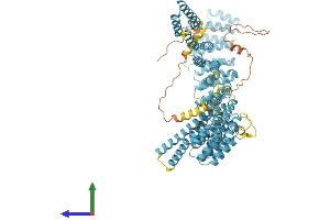 AlphaFold protein structure predicition of Human Recombinant XAB2 Protein, UniprotID Q9HCS7