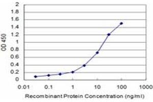 Detection limit for recombinant GST tagged GCSH is approximately 0.