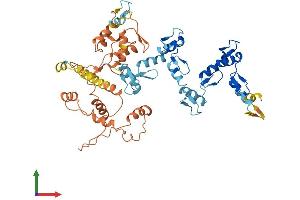 AlphaFold protein structure predicition of Human Recombinant ZNF559 Protein, UniprotID Q9BR84