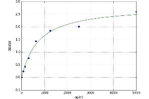 A typical standard curve