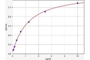 Typical standard curve (RAC1 Kit ELISA)