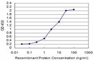 Detection limit for recombinant GST tagged SMAD5 is approximately 0.