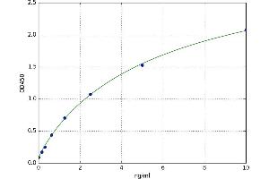 A typical standard curve (N-Cadherin Kit ELISA)