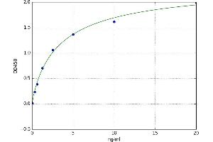 A typical standard curve