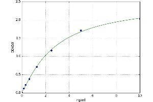 A typical standard curve