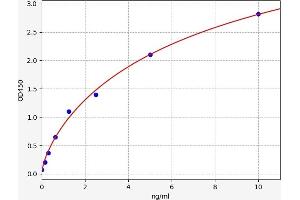 Typical standard curve (Claudin 5 Kit ELISA)
