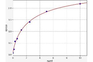 Typical standard curve (CHKB Kit ELISA)