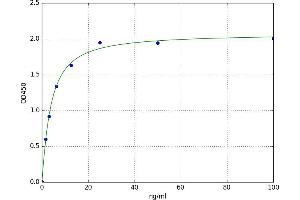 A typical standard curve