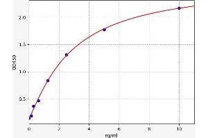 Typical standard curve (CDK7 Kit ELISA)