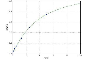 A typical standard curve (LIN28A Kit ELISA)