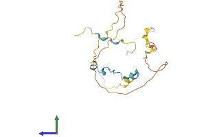 AlphaFold protein structure predicition of Human Recombinant MPLKIP Protein, UniprotID Q8TAP9
