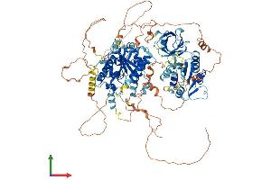 AlphaFold protein structure predicition of Mouse Recombinant Pitpnm3 Protein, UniprotID Q3UHE1