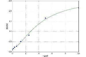 A typical standard curve