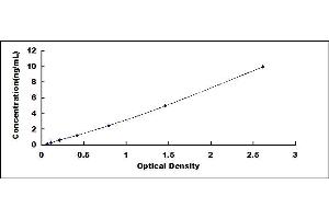 Typical standard curve (RHOA Kit ELISA)