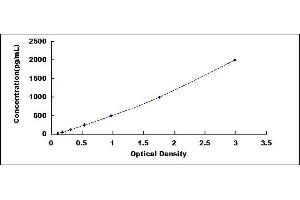 Typical standard curve (Caspase 1 Kit ELISA)