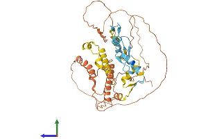 AlphaFold protein structure predicition of Human Recombinant ZNF114 Protein, UniprotID Q8NC26