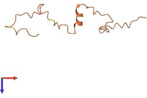 AlphaFold protein structure predicition of Human Recombinant KRTAP6-1 Protein, UniprotID Q3LI64