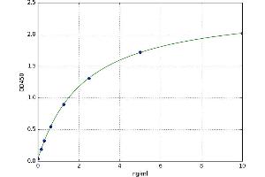 A typical standard curve
