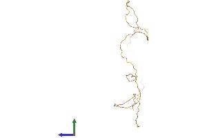 AlphaFold protein structure predicition of Mouse Recombinant Krtap14 Protein, UniprotID O08640