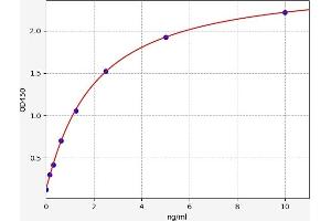 Typical standard curve (OGG1 Kit ELISA)