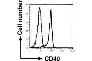 Flow Cytometry (FACS) image for anti-CD40 (CD40) (Extracellular Domain) antibody (ABIN2451933)