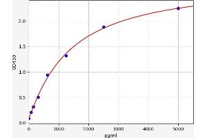 Typical standard curve (PGAM2 Kit ELISA)