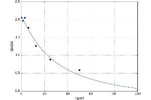 A typical standard curve