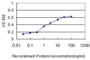 Detection limit for recombinant GST tagged HOXC4 is approximately 0.
