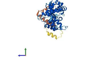 AlphaFold protein structure predicition of Mouse Recombinant Fbxo8 Protein, UniprotID Q9QZN3