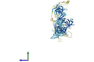 AlphaFold protein structure predicition of Human Recombinant CSDE1 Protein, UniprotID O75534