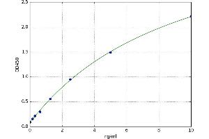 A typical standard curve