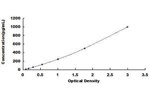 Typical Standard Curve (ADH5 Kit ELISA)