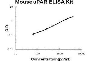 Mouse uPAR PicoKine ELISA Kit standard curve (PLAUR Kit ELISA)