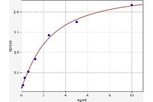 Typical standard curve (FKBPL Kit ELISA)
