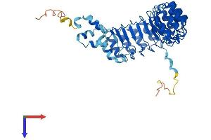 AlphaFold protein structure predicition of Mouse Recombinant Fbxl20 Protein, UniprotID Q9CZV8