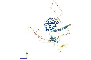 AlphaFold protein structure predicition of Human Recombinant ARFGAP3 Protein, UniprotID Q9NP61
