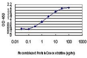 ELISA image for anti-Zic Family Member 4 (ZIC4) (AA 249-320) antibody (ABIN466252) (ZIC4 anticorps  (AA 249-320))