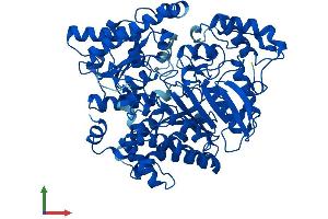AlphaFold protein structure predicition of Human Recombinant UROC1 Protein, UniprotID Q96N76