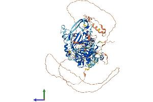 AlphaFold protein structure predicition of Mouse Recombinant Kdm4c Protein, UniprotID Q8VCD7