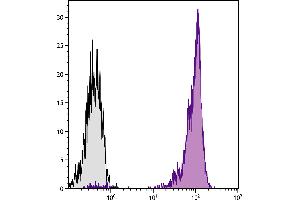 Chicken peripheral blood lymphocytes were stained with Mouse Anti-Chicken CD45-UNLB.
