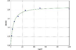 A typical standard curve