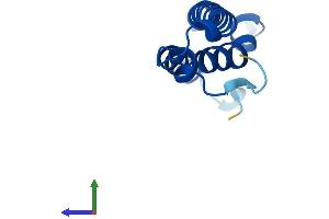 AlphaFold protein structure predicition of Mouse Recombinant Psenen Protein, UniprotID Q9CQR7