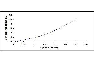 Typical standard curve