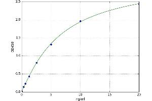 A typical standard curve